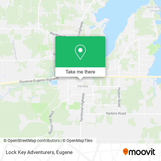 Lock Key Adventurers map