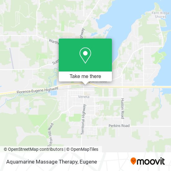 Aquamarine Massage Therapy map