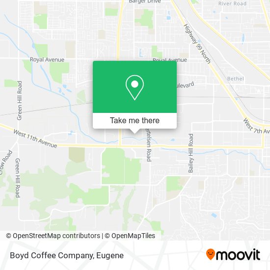 Boyd Coffee Company map