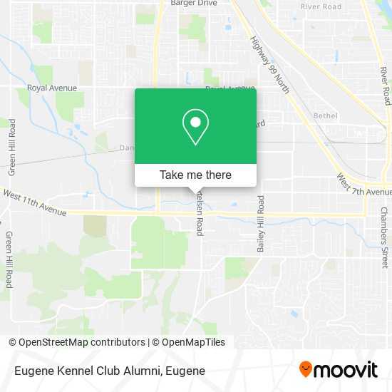 Eugene Kennel Club Alumni map