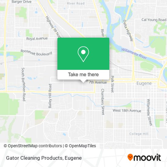 Gator Cleaning Products map