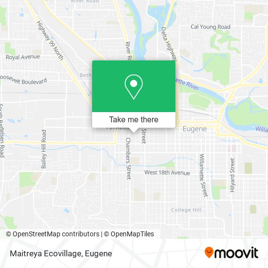 Mapa de Maitreya Ecovillage