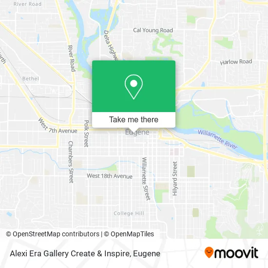Alexi Era Gallery Create & Inspire map