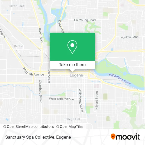 Mapa de Sanctuary Spa Collective