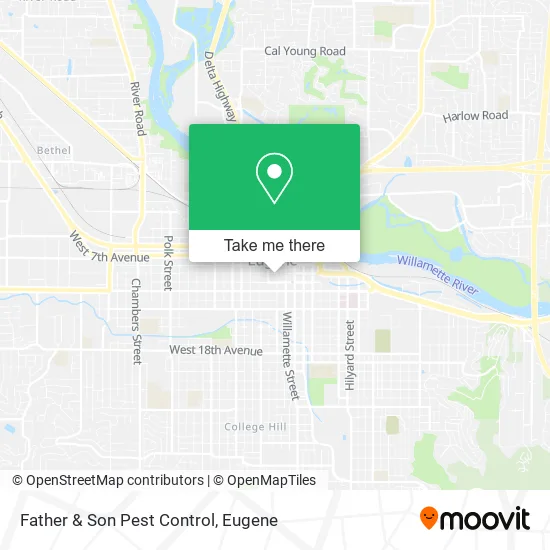 Mapa de Father & Son Pest Control