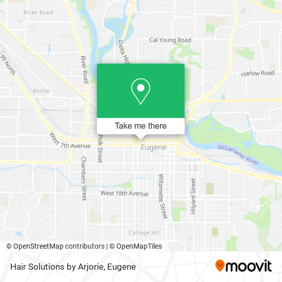 Mapa de Hair Solutions by Arjorie
