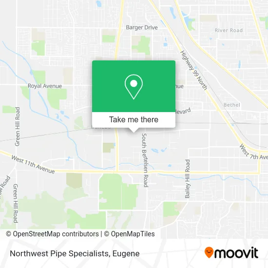 Northwest Pipe Specialists map