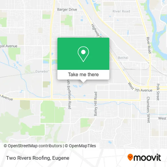 Two Rivers Roofing map