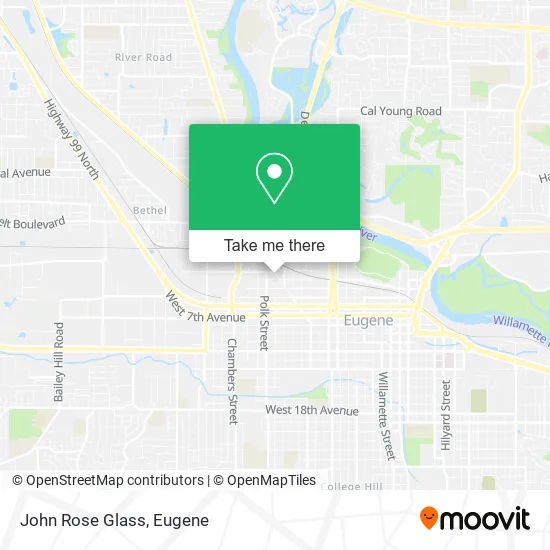 Mapa de John Rose Glass