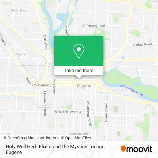 Mapa de Holy Well Herb Elixirs and the Mystics Lounge