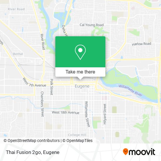 Thai Fusion 2go map