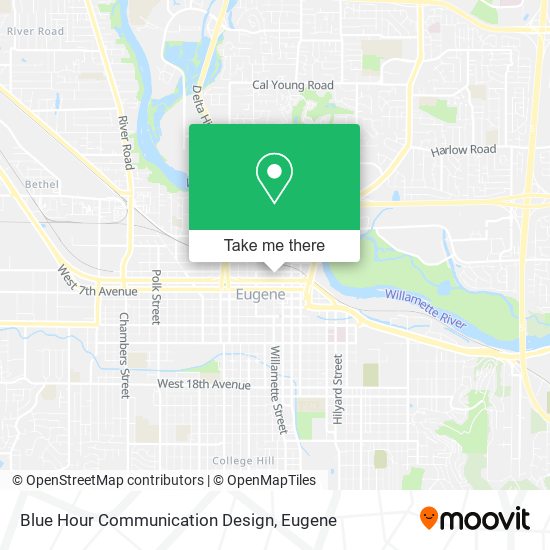 Blue Hour Communication Design map