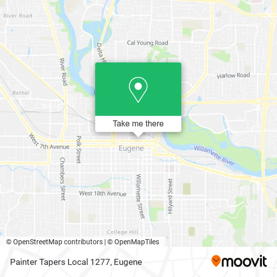 Mapa de Painter Tapers Local 1277