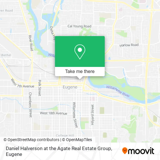 Daniel Halverson at the Agate Real Estate Group map