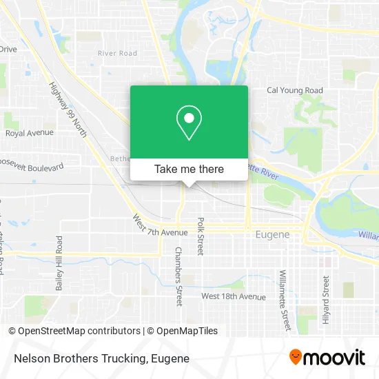 Mapa de Nelson Brothers Trucking