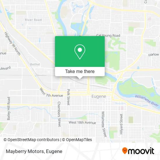 Mayberry Motors map