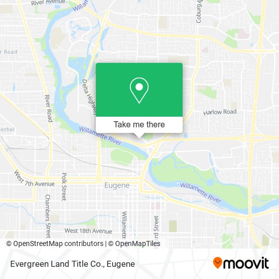 Evergreen Land Title Co. map