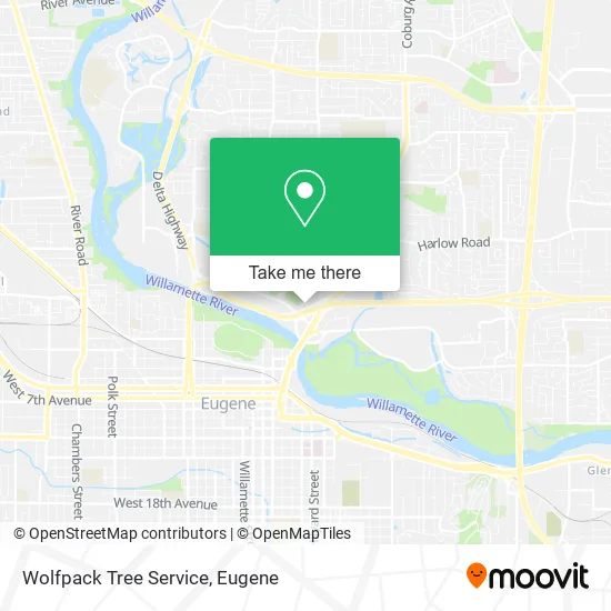 Wolfpack Tree Service map