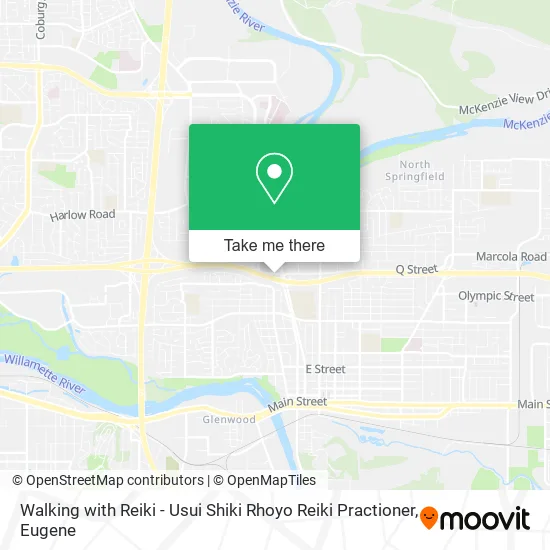 Walking with Reiki - Usui Shiki Rhoyo Reiki Practioner map