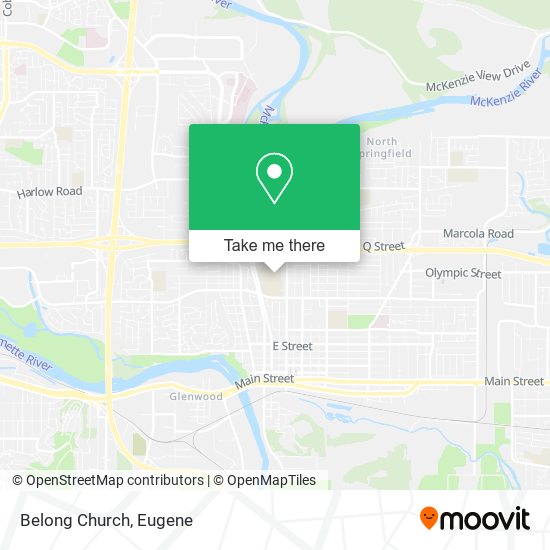 Belong Church map