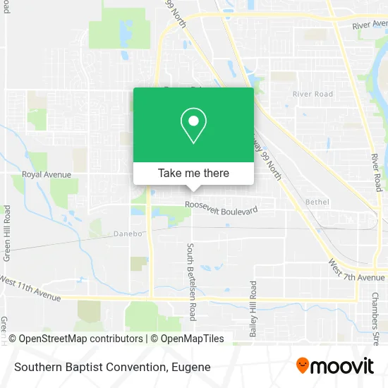 Southern Baptist Convention map