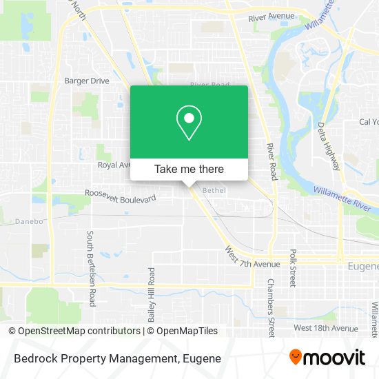 Bedrock Property Management map