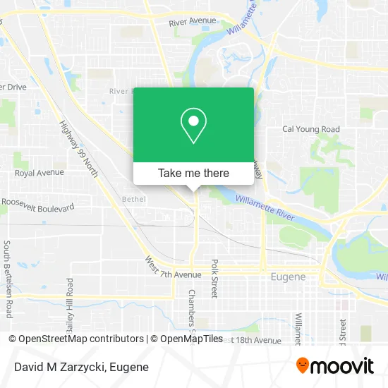 Mapa de David M Zarzycki