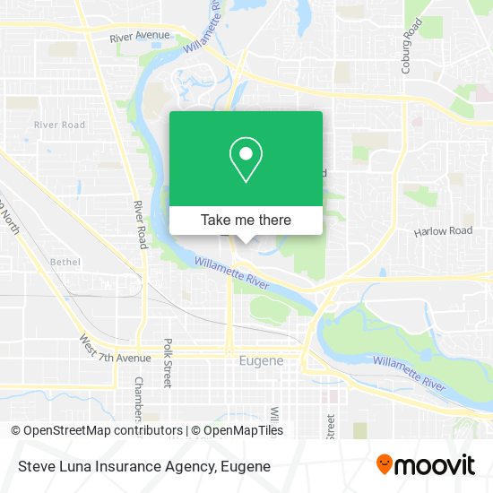 Steve Luna Insurance Agency map