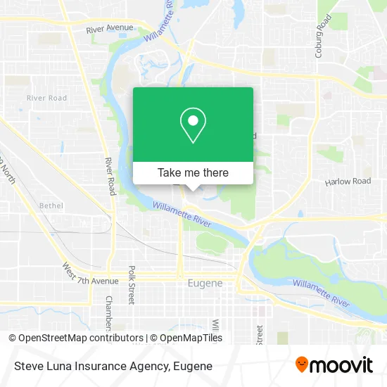 Mapa de Steve Luna Insurance Agency