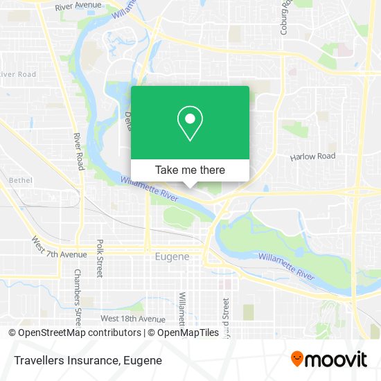 Travellers Insurance map