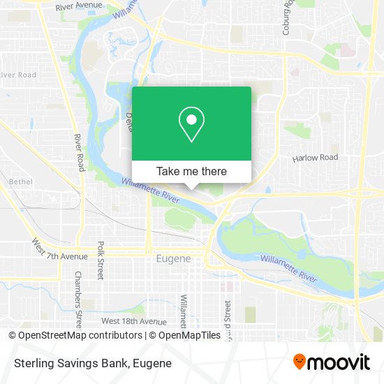 Sterling Savings Bank map