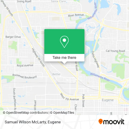Mapa de Samuel Wilson McLarty
