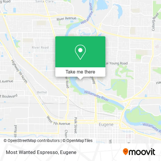 Most Wanted Espresso map