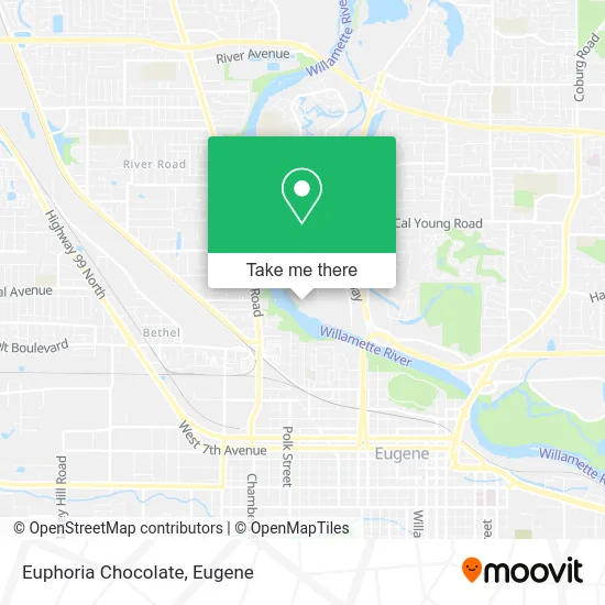 Euphoria Chocolate map