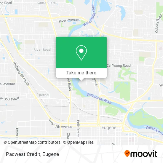 Mapa de Pacwest Credit