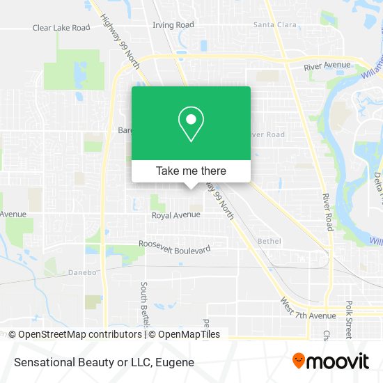 Mapa de Sensational Beauty or LLC