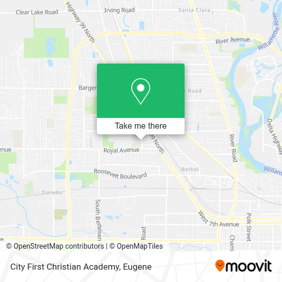 City First Christian Academy map