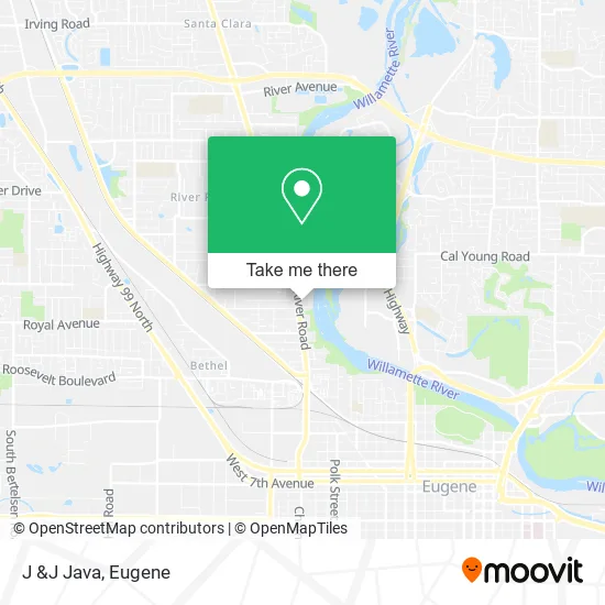 Mapa de J &J Java