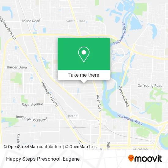Mapa de Happy Steps Preschool