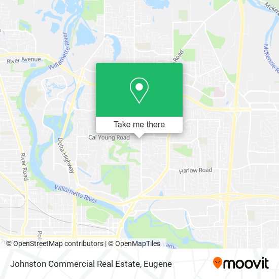 Johnston Commercial Real Estate map