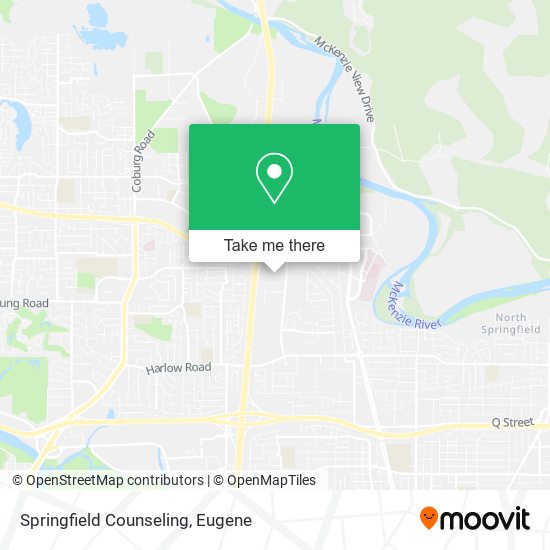 Springfield Counseling map