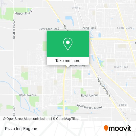 Mapa de Pizza Inn