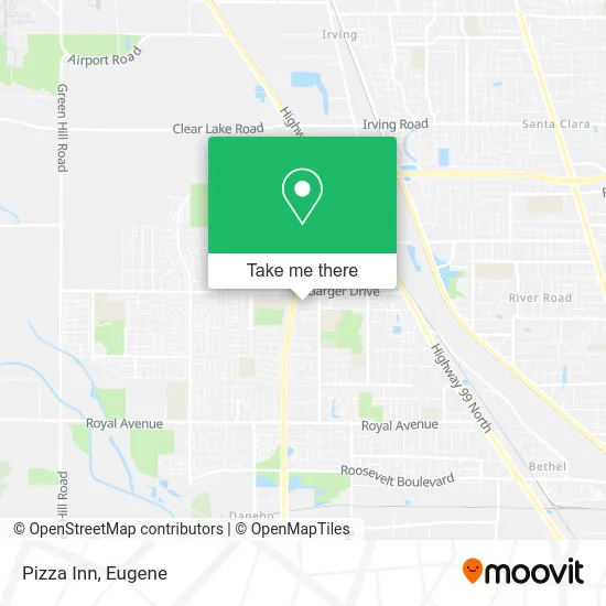 Pizza Inn map