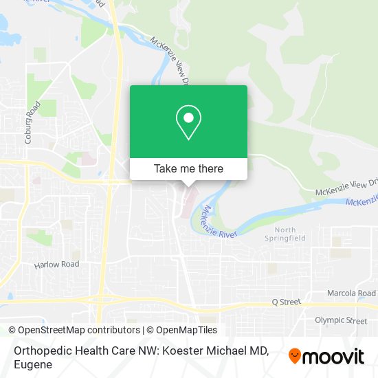 Mapa de Orthopedic Health Care NW: Koester Michael MD