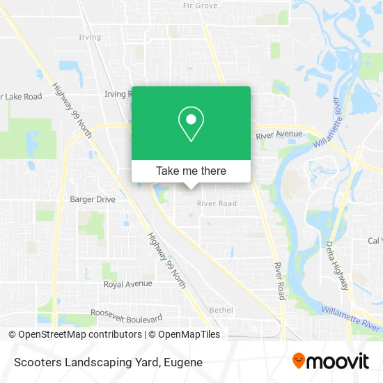 Mapa de Scooters Landscaping Yard