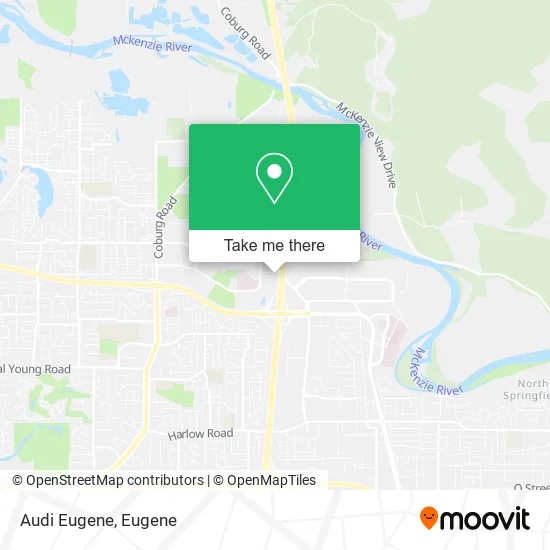 Mapa de Audi Eugene