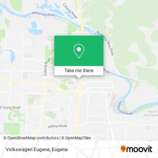 Mapa de Volkswagen Eugene
