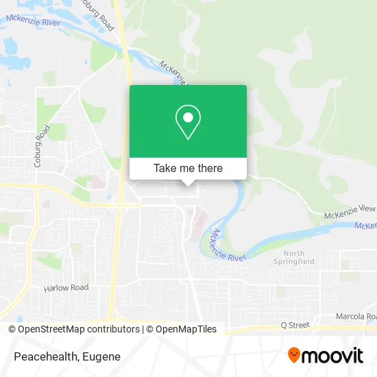 Peacehealth map