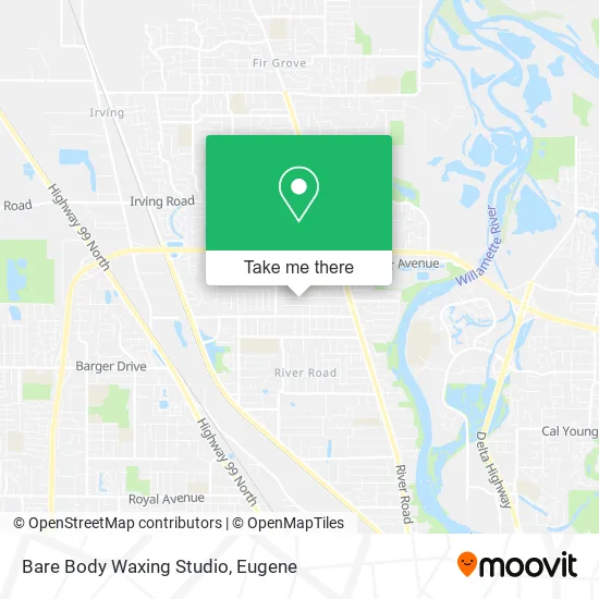 Mapa de Bare Body Waxing Studio