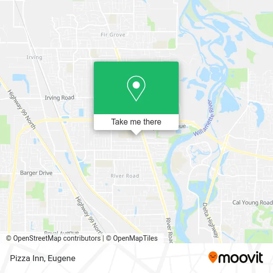 Pizza Inn map